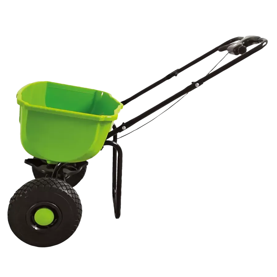 Meststofstrooier 27 liter | voor meststof, graszaad, kalk en zout