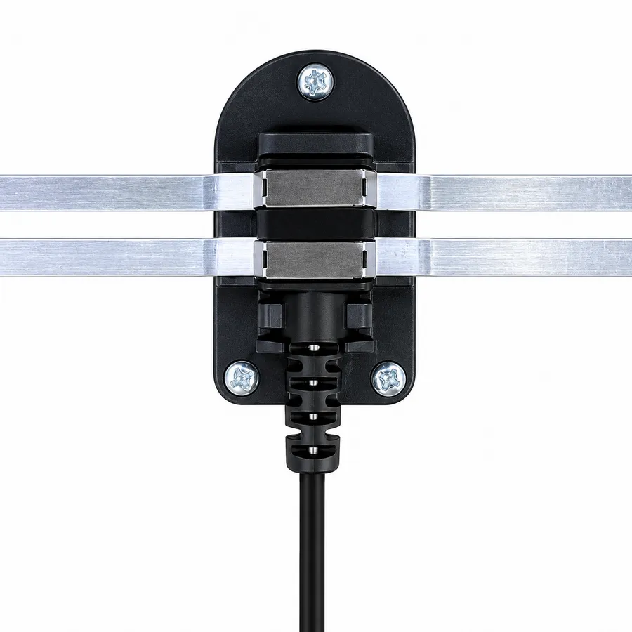 Stroombandverbinder voor elektrische slakkenafrastering | 2 stuks