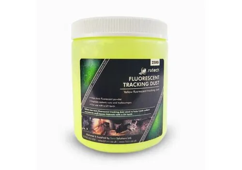 Rotech Fluorescerend volgpoeder geel | 250 gram