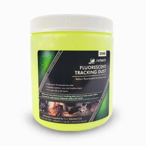 Rotech Fluorescerend volgpoeder geel | 250 gram