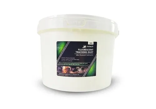 Rotech Fluoriserend volgpoeder geel 1 kg