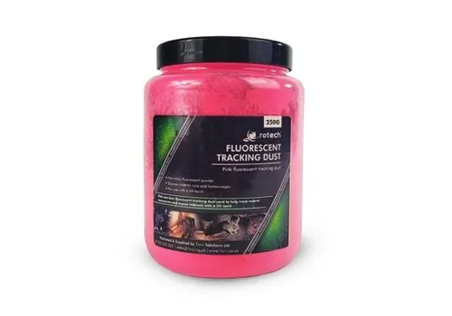 Rotech Fluoriserend volgpoeder roze 250 gram