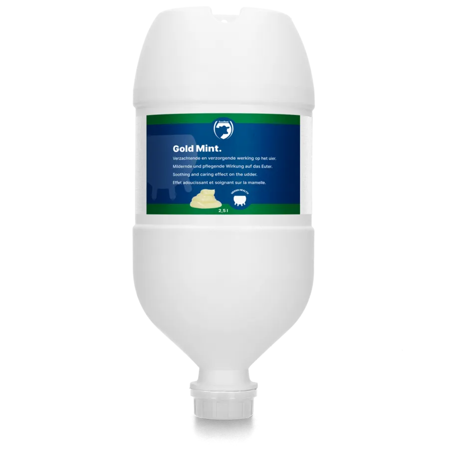 Gold Mint uiergel 2,5 liter voor melkkoeien | Hangtube of doseerpomp