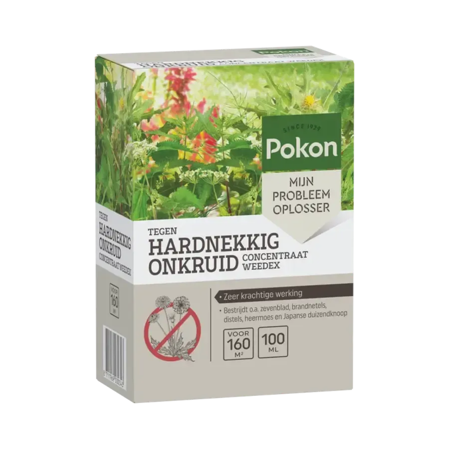 Tegen Hardnekkig Onkruid Concentraat 100 ml | Weedex tegen zevenblad, heermoes en Japanse duizendknoop | 160 m²