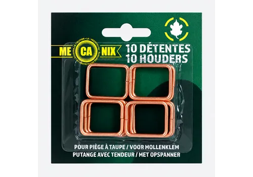 Mecanix Houders voor mollenklem 10 stuks