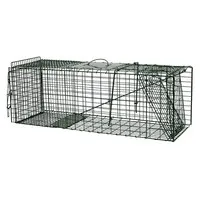 Vangkooi voor vossen en middelgrote dieren groen 94 x 31 x 34 cm