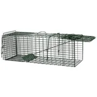 Vangkooi voor vossen en middelgrote dieren groen 94 x 31 x 34 cm
