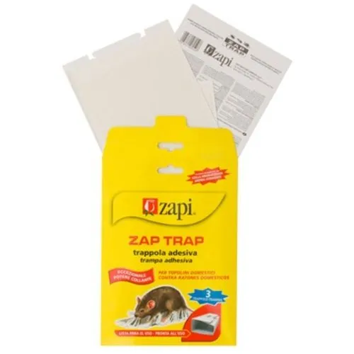 Zapi Lijmval voor muizen en kruipende insecten 15 x 21 cm