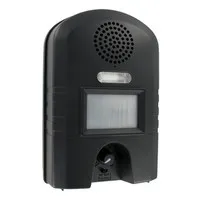 Ultrasone dierenverjager met flitslicht 200 m² | 7 frequenties