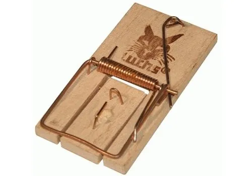 Luchs Houten muizenklem 9,5 x 4,8 cm