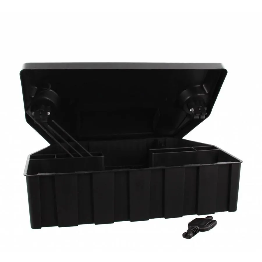 Rattenvoerdoos met sleutel 33 x 21 x 10 cm | horizontaal en verticaal