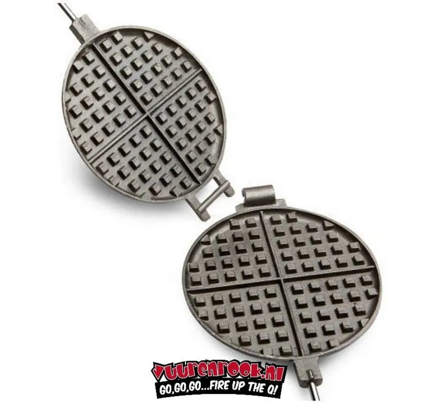 Rome Pie Iron Chuckwagon Waffle Iron Vuur & Rook