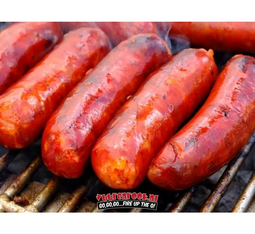 Chorizo BBQ Sausages 5x80 grams Vuur & Rook