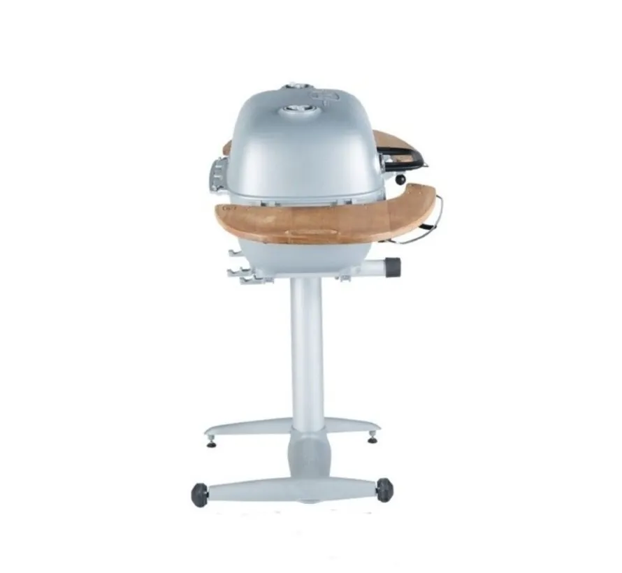 PK360 Grill & Smoker Silver with Teak shelf kit Vuur & Rook