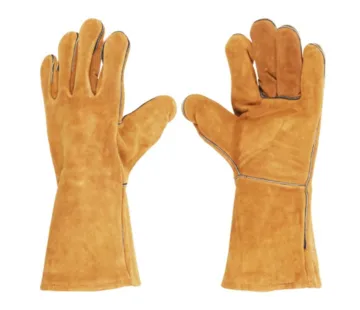 Vaggan Vaggan Leather Heat Resistant BBQ Gloves 2 Pieces