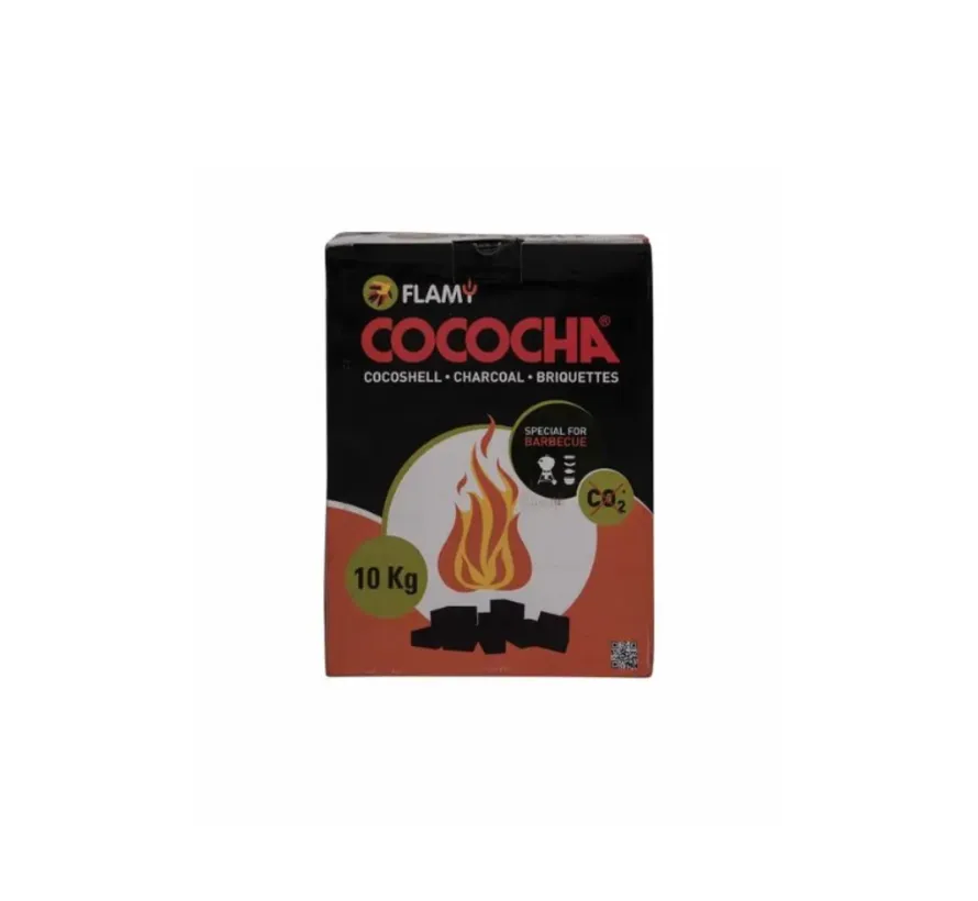 Flamy Kokosnussbriketts 10 kg By Cococha (Cubes)