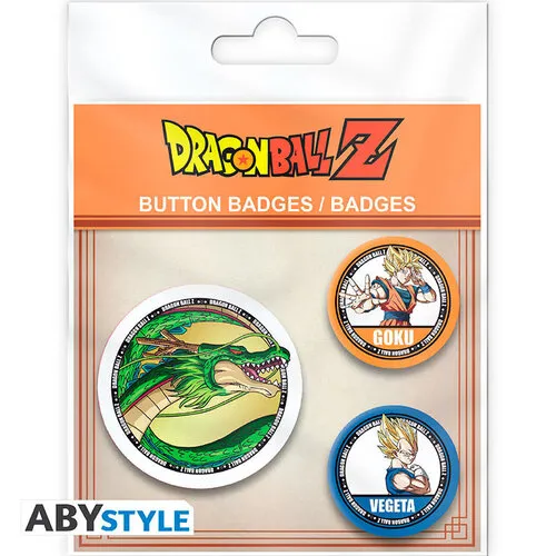 AbyStyle DRAGON BALL - Badge Pack - Goku, Vegeta & Shenron AbyStyle DRAGON BALL - Badge Pack - Goku, Vegeta & Shenron