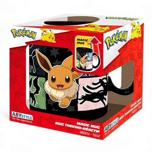 AbyStyle POKEMON - Mug Heat Change - 460 ml - Eevee - cardboard box AbyStyle POKEMON - Mug Heat Change - 460 ml - Eevee - cardboard box