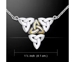 Hanger met Keltische knopen met collier