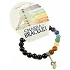 Chakra armband met een engel bedeltje