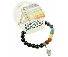 Chakra armband met een engel bedeltje