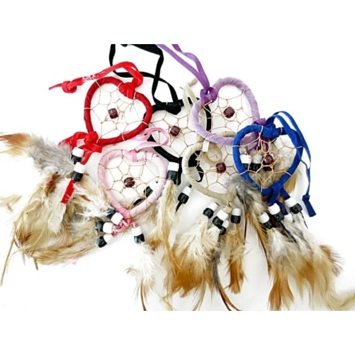 Droomvanger hart 5 cm met kaartje