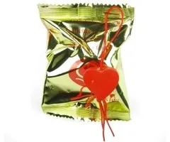 Gelukskoekje met een houten hartje 10 stuks