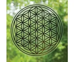 Bloem des levens sticker middel 8 cm