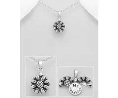 Hanger zilver My Sunshine