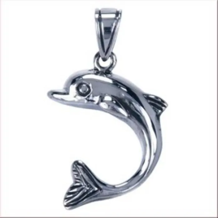 Dolfijn hanger van zilver