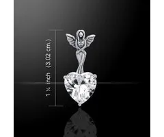 Engel met kristallen hartje