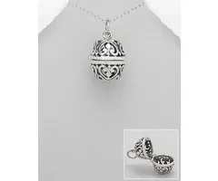 Medaillon bol zilver