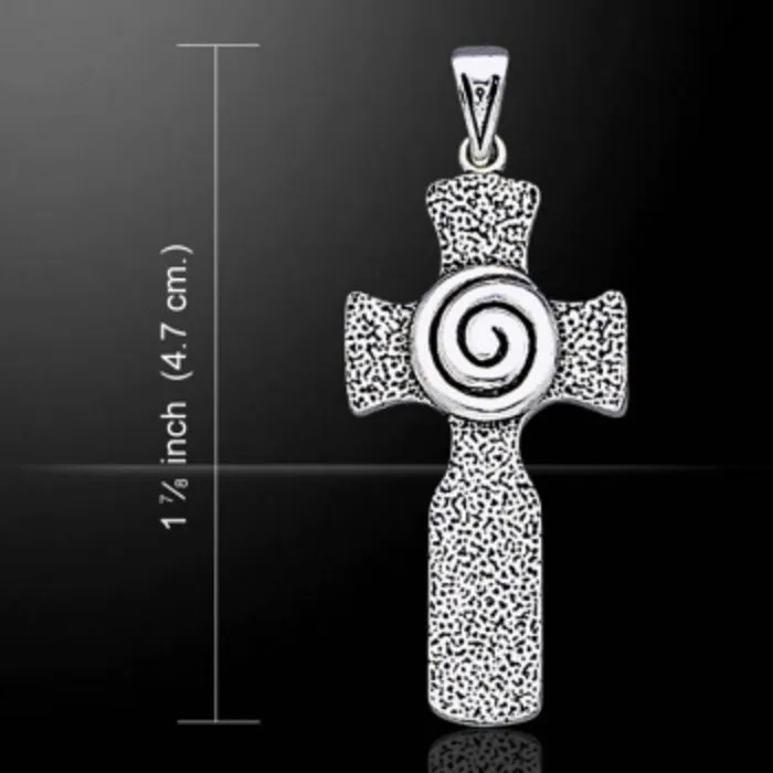 Keltisch kruis met spiraal