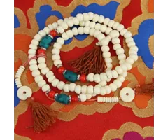 Mala Been natural en klei stenen 8 mm