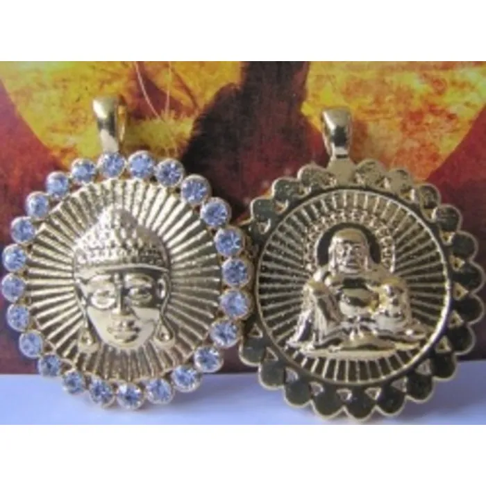 Hanger boeddha goudkleurig