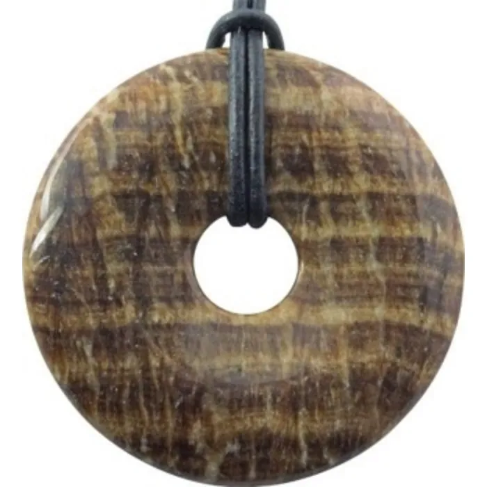 Donut Aragoniet bruin 4 cm