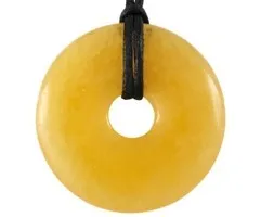 Donut oranje calsiet 4 cm