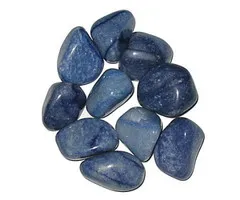 Aventurijn blauw getrommeld