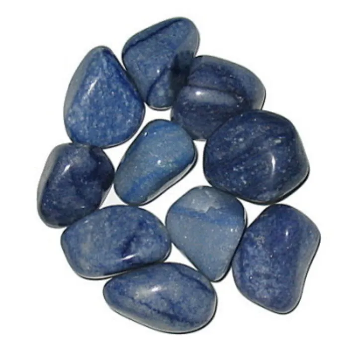 Aventurijn blauw getrommeld