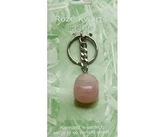 Sleutelhanger Roze Kwarts