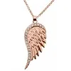 Engel vleugel bronskleurig aan ketting