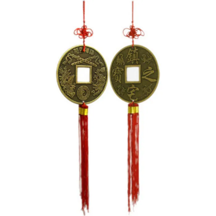 Hanger geluksmunt XL