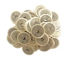 Chinees geluksmuntje groot