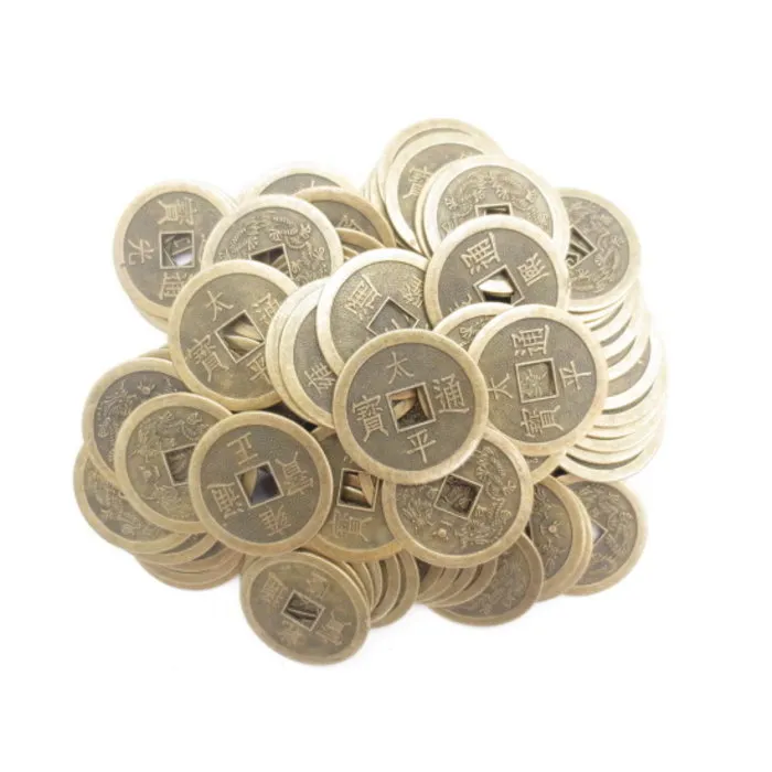 Chinees geluksmuntje groot