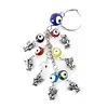 Sleutelhanger boze oog gekleurd met engeltjes