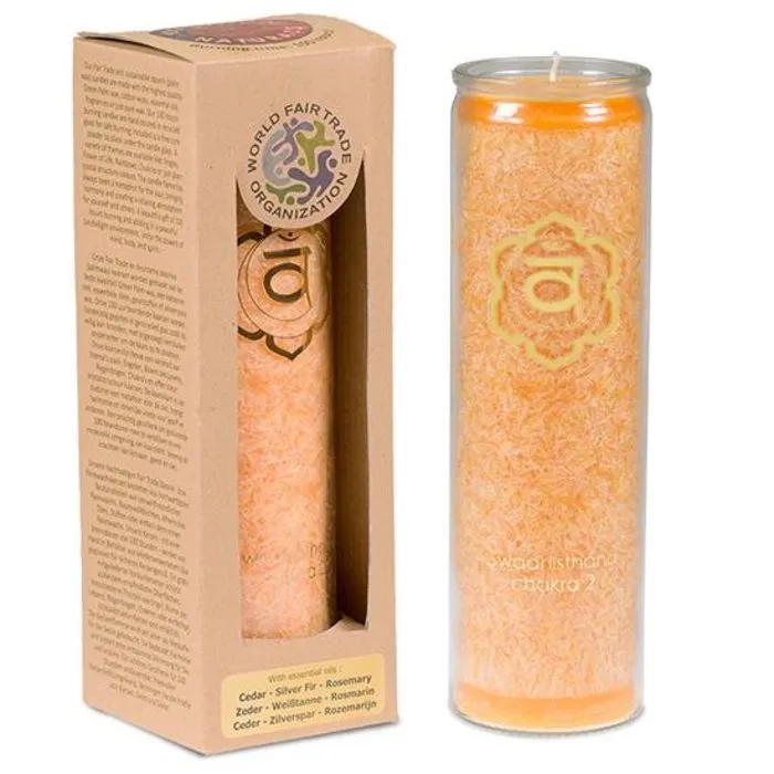 Geurkaars 2e Chakra Swadisthana | Spirituele Chakra Kaars