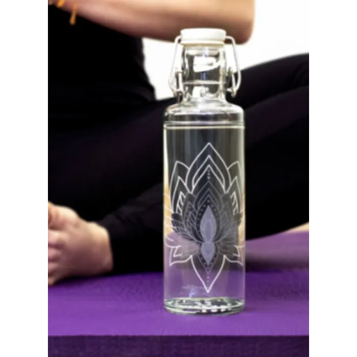 Soulbottle Just Breathe Drinkfles 600 ml - Glas