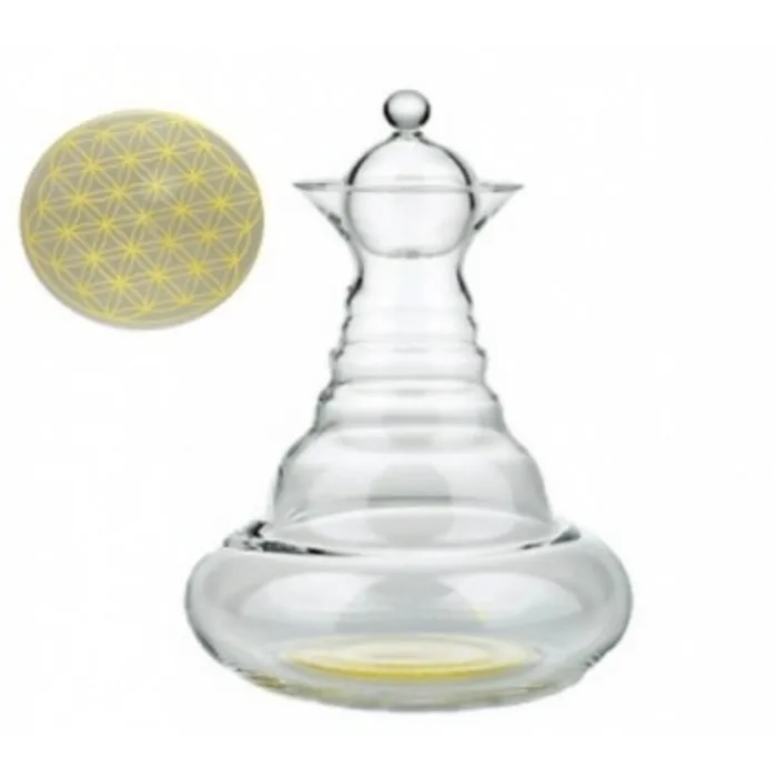 Vitaalwaterkaraf Golden Alladin met Bloem des Levens goud 1,3 liter