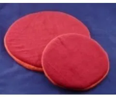 Klankschaalkussen plat rood groot