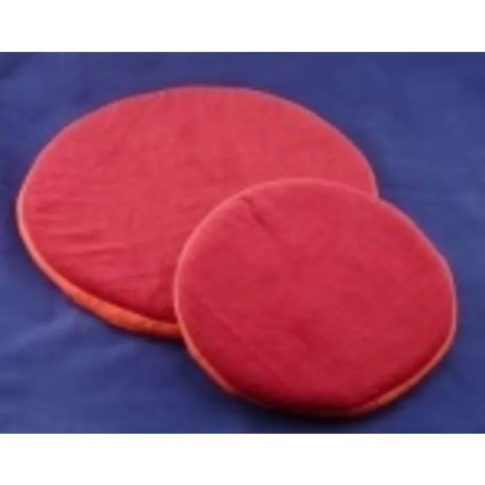Klankschaalkussen plat rood groot